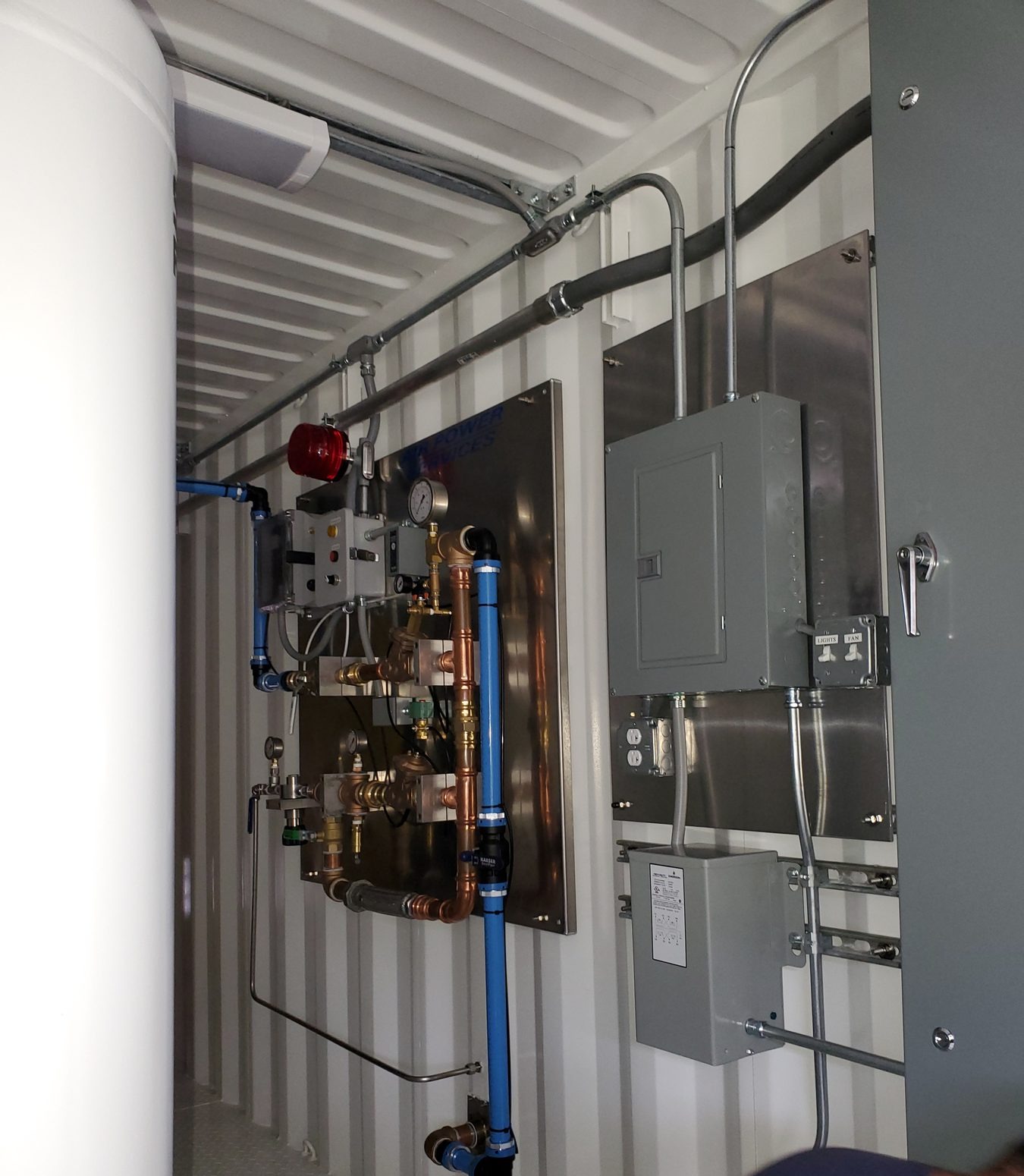 Custom Piping & Control Panel